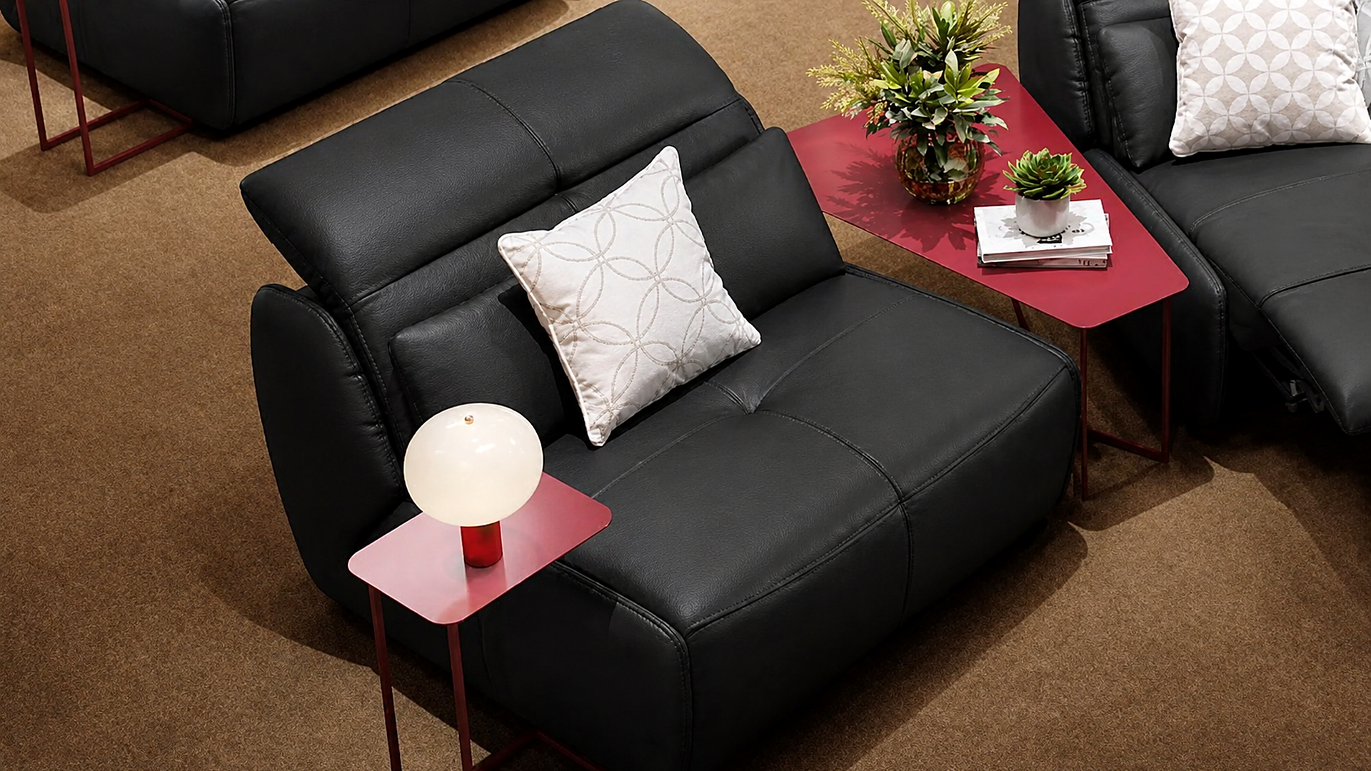 CAVENRO Arcadia Recliner luxury media room recliner