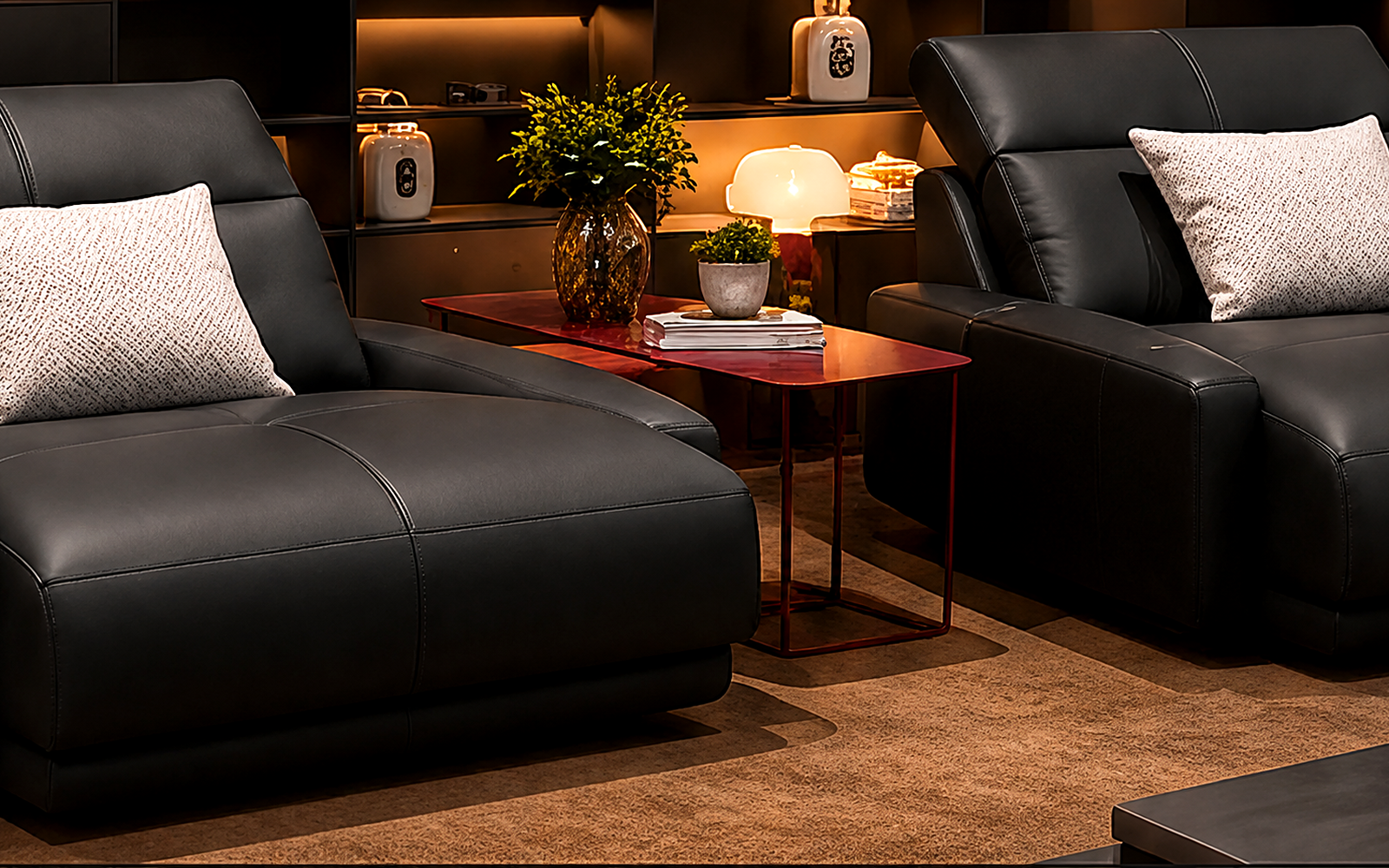 Arcadia Recliner in a residential lounge setting