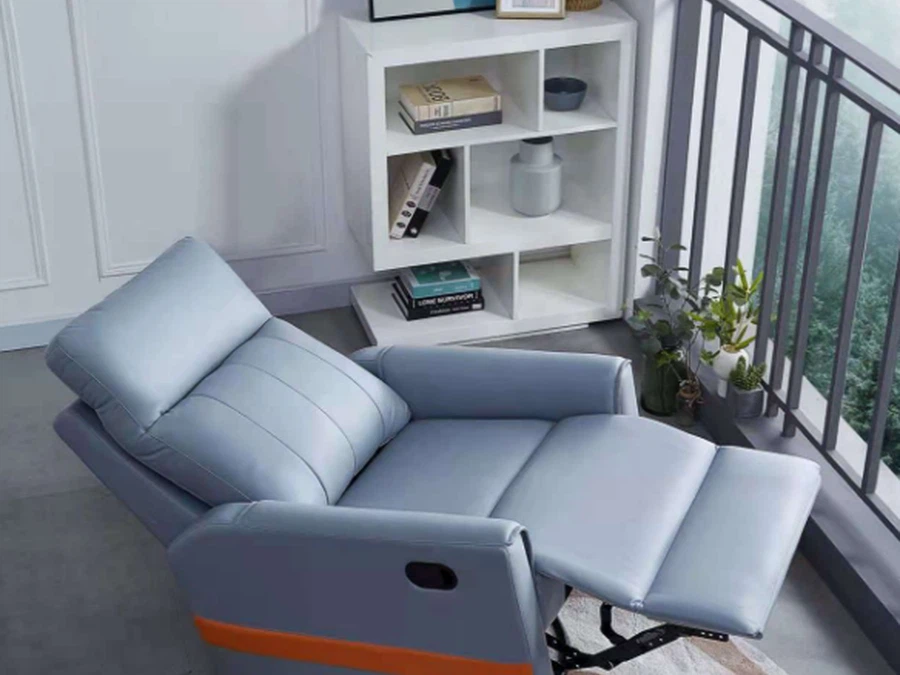 Atelier Recliner in a reclined position
