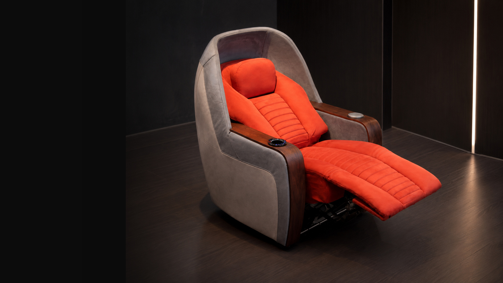 CAVENRO Aurora Recliner luxury media room recliner