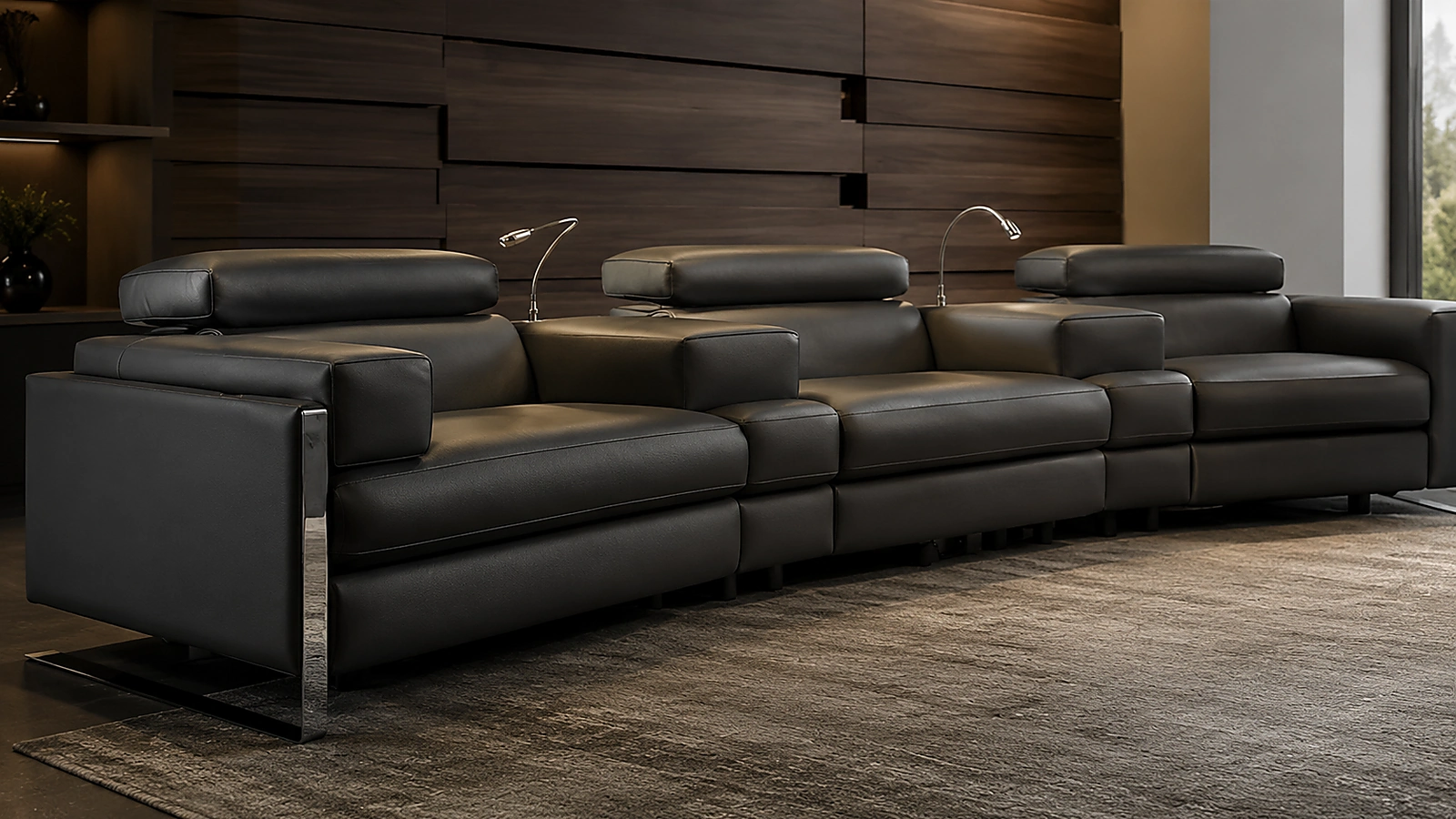 CAVENRO Axis Media Sofa premium media room seating