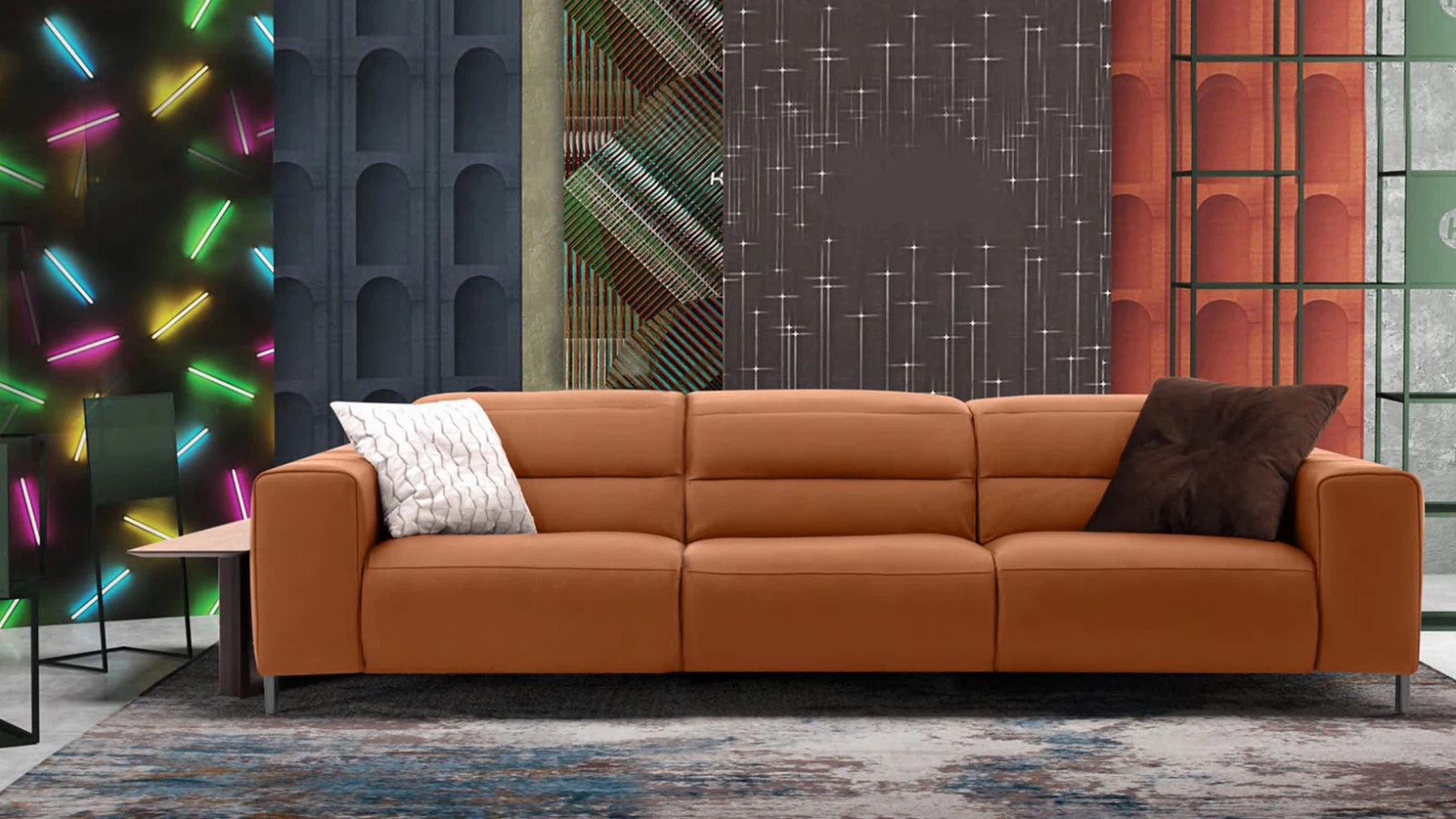 CAVENRO Contour Power Sofa premium media room seating