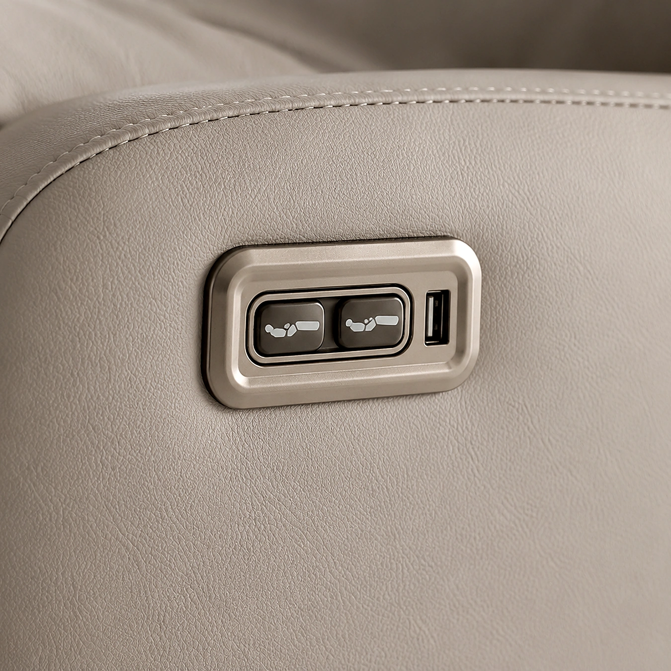 Lumen Power Sofa integrated control and charging detail