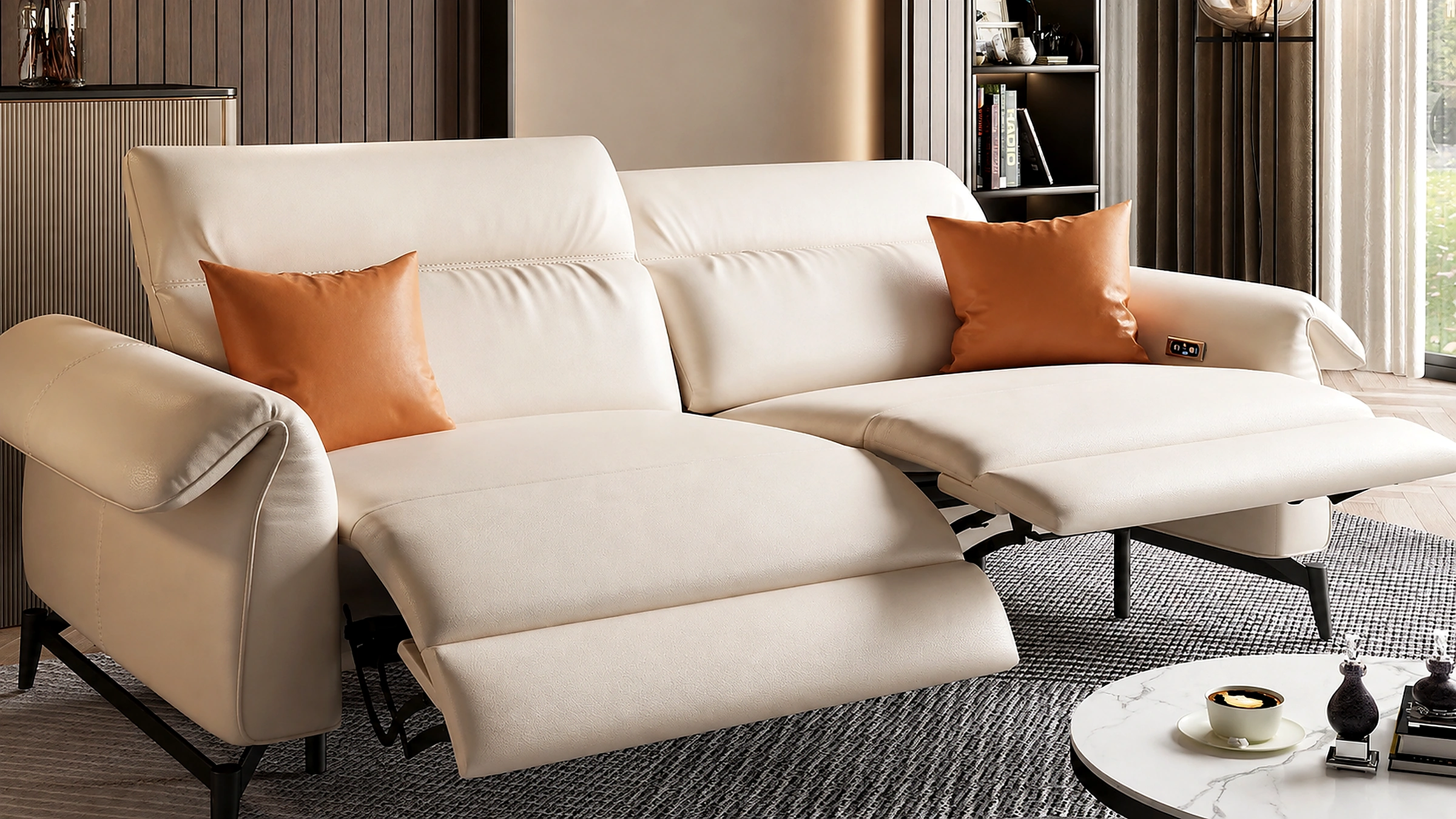CAVENRO Lumen Power Sofa premium media room seating