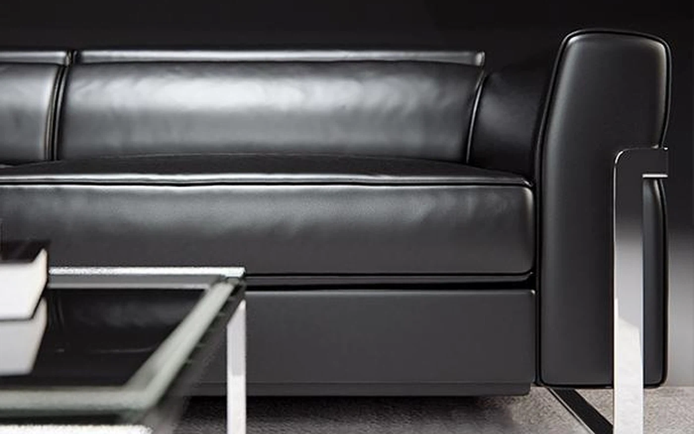 Noir Frame Sofa product anatomy