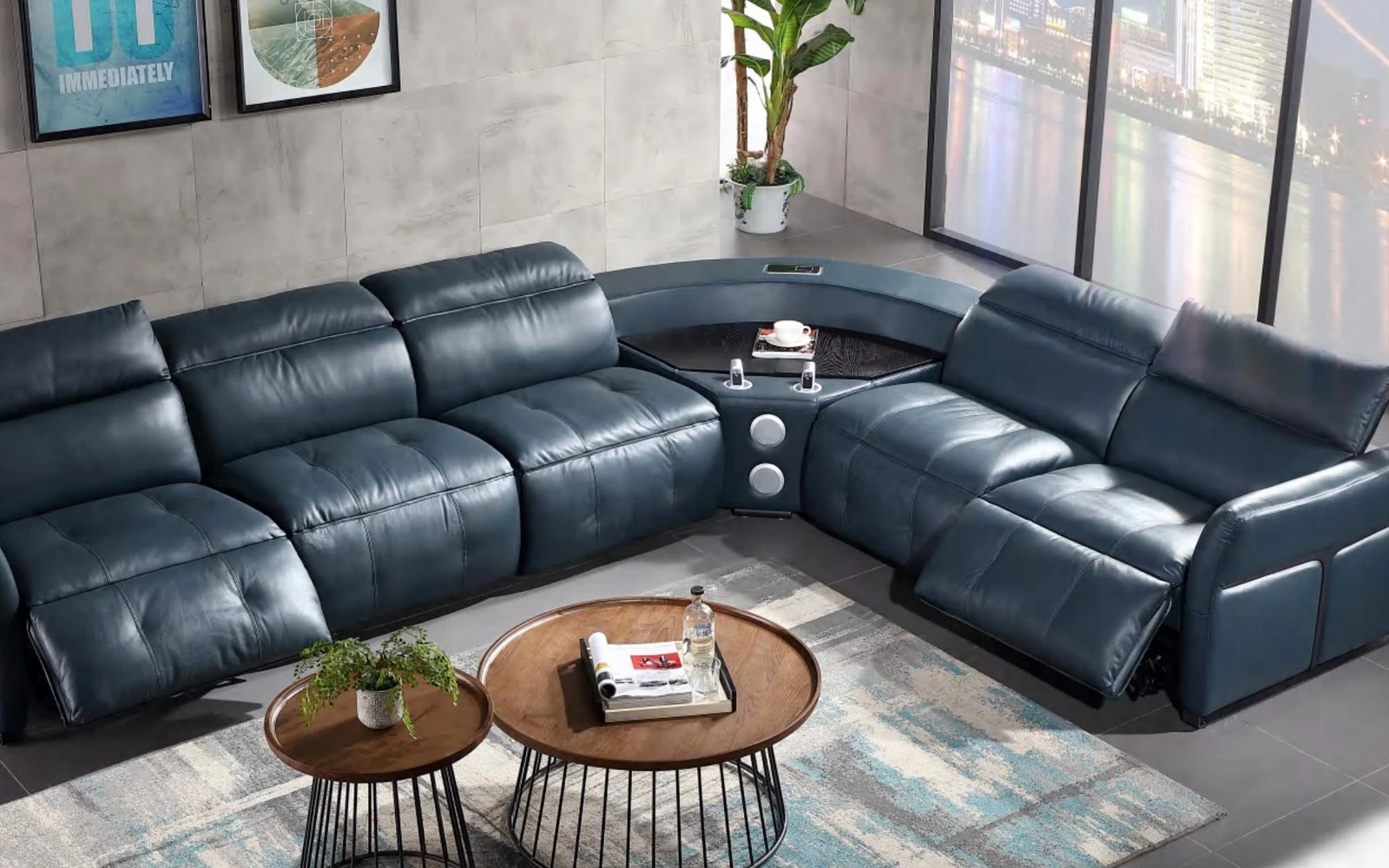 Corner Entertainment Sectional
