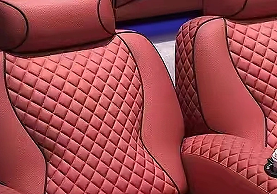 Aurelia Row quilted upholstery detail