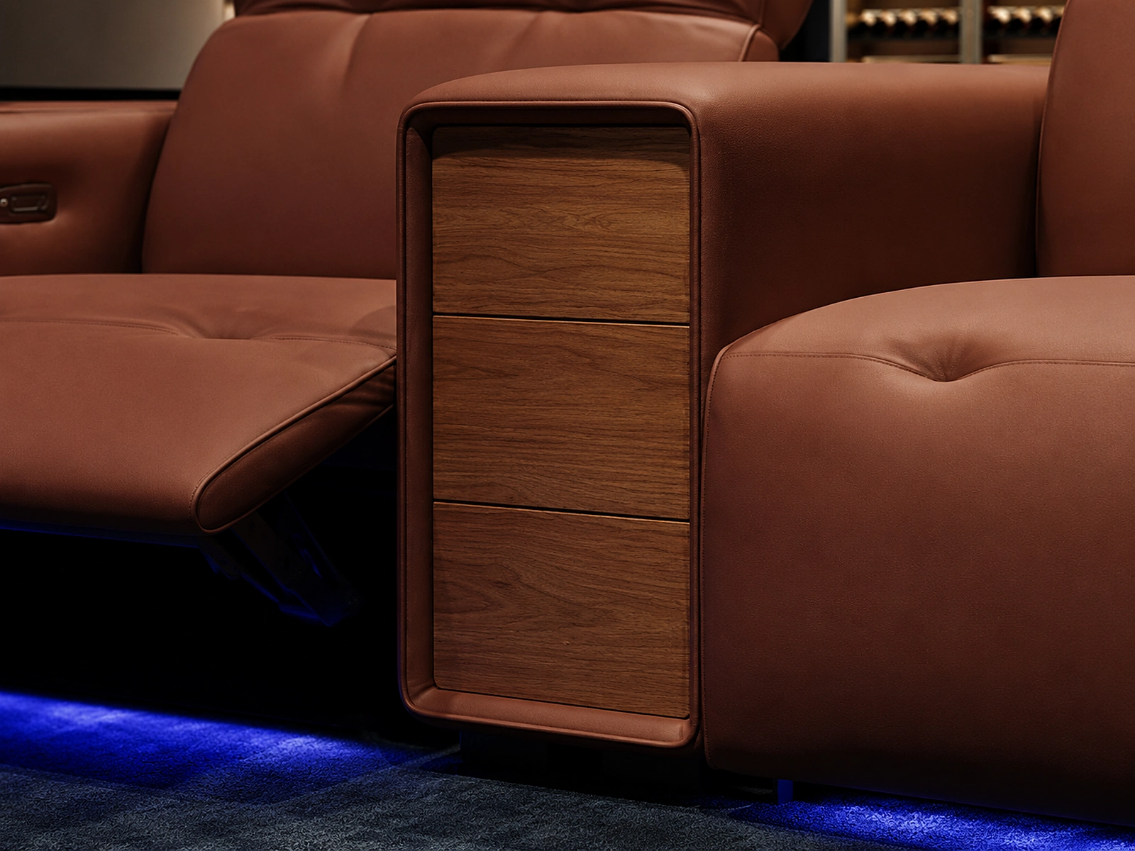 Cabinet Row solid-wood storage cabinet detail