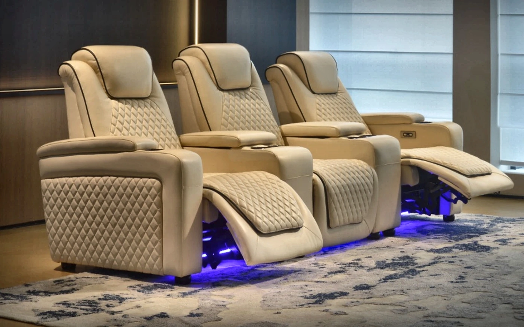 Complete Contour Row seating arrangement shown without cropping the product body