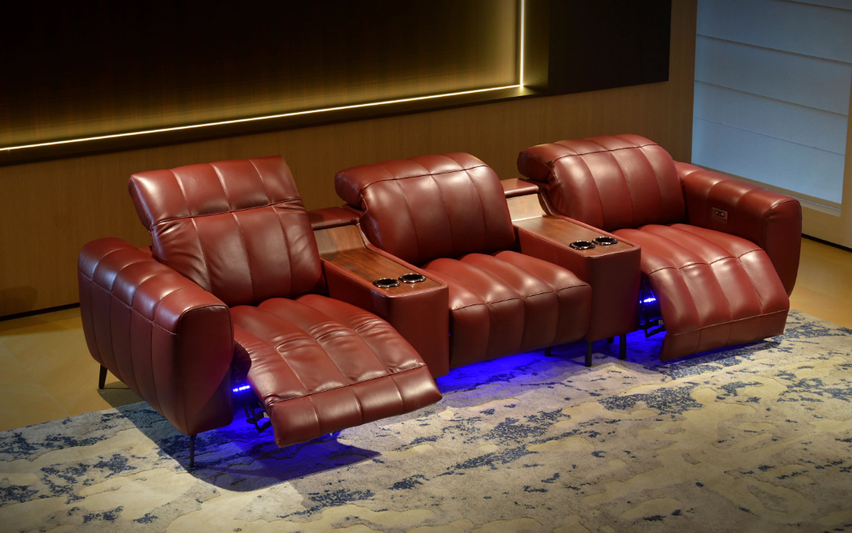 Crown Row in a private cinema setting