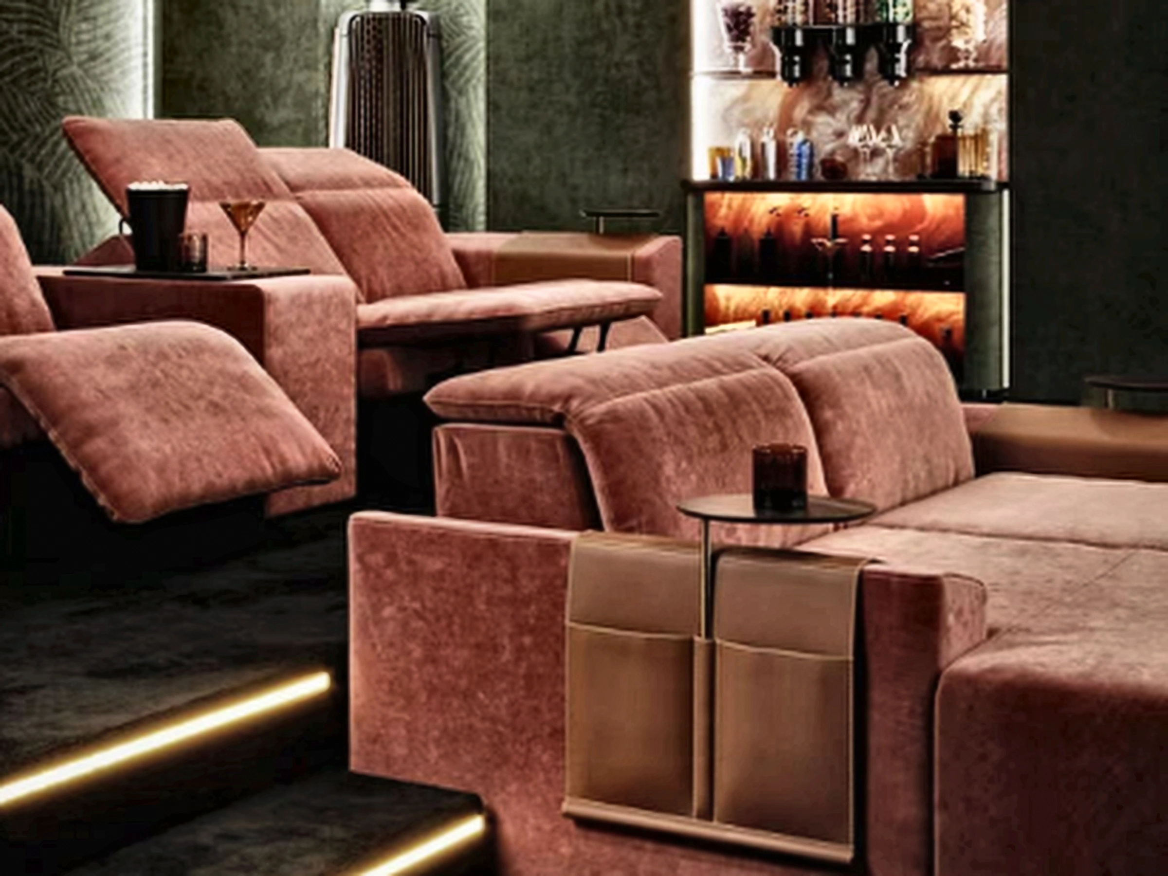 Drift Row fabric cinema seating overview