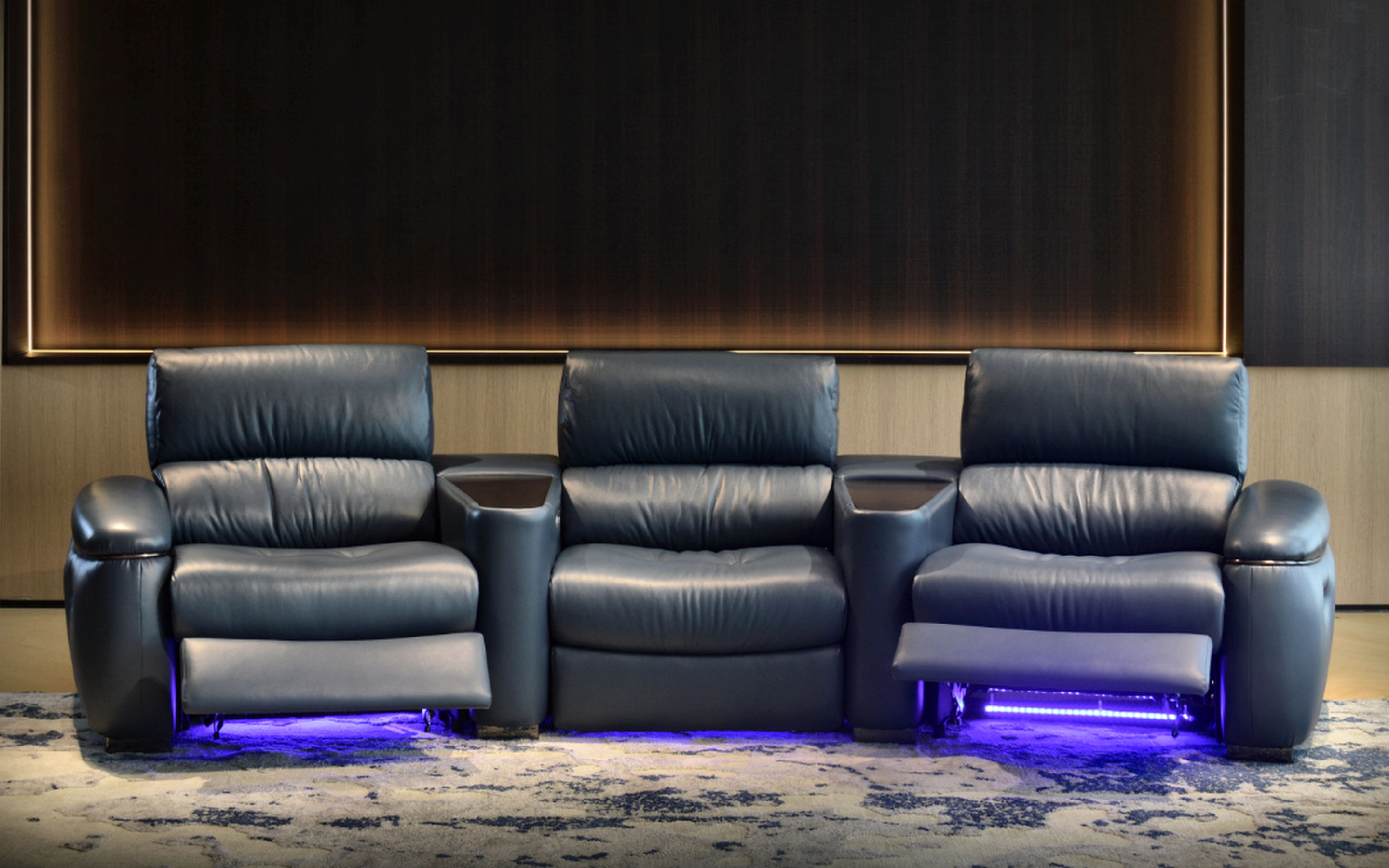 Grand Row in a private cinema room