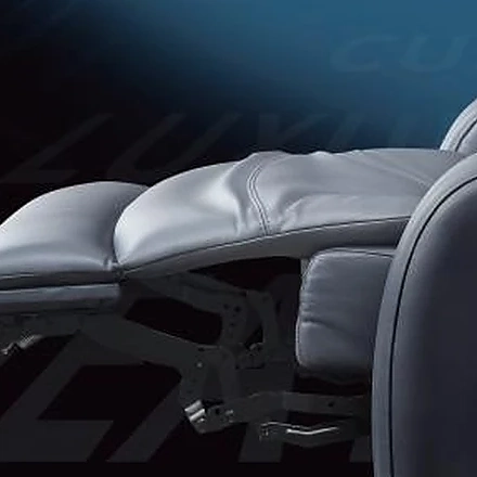 Graphite Row powered leg support detail