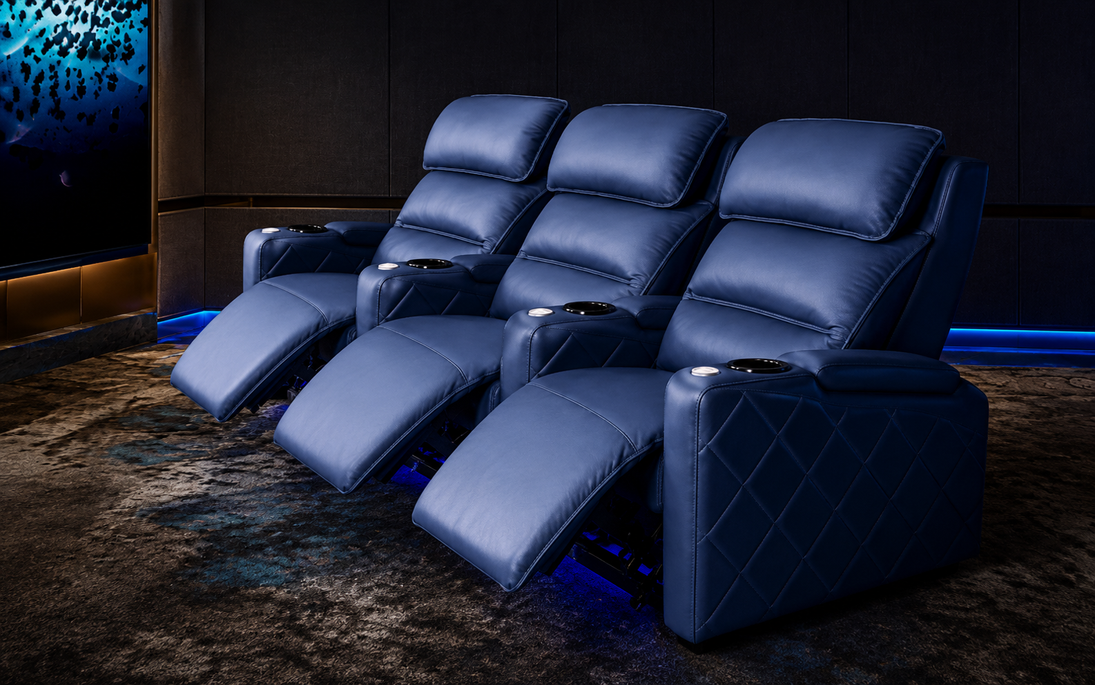 Complete Luxe Row seating overview
