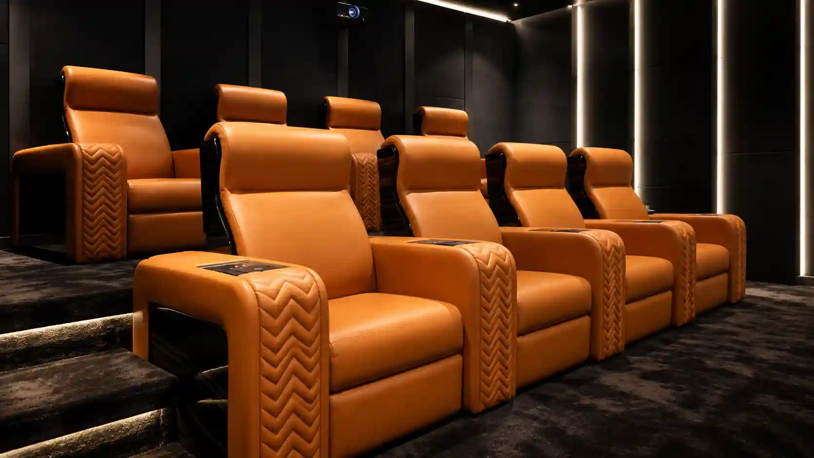 Regent Row in a private cinema room
